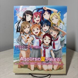 Love Live Sunshine First Fan Book Aqours Anime Art Book Kadokawa PB Japanese